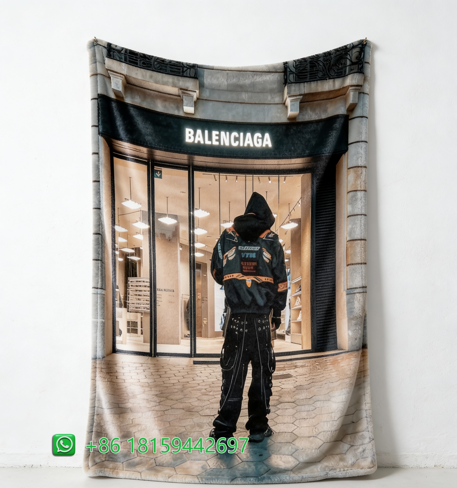 Balenciaga Throw Blankets